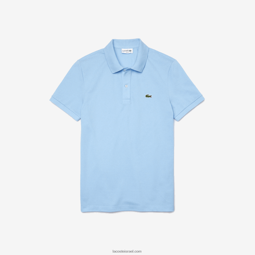 Lacoste פולו מקורי l.12.12 slim fit DZ4D0D751 כחול hbp גברים - Image 5