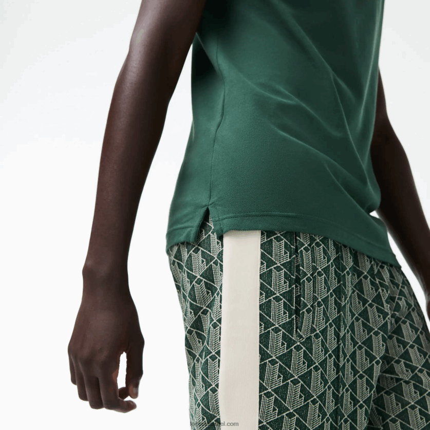 Lacoste פולו מקורי l.12.12 slim fit DZ4D0D834 ירוק 5hx גברים - Image 4