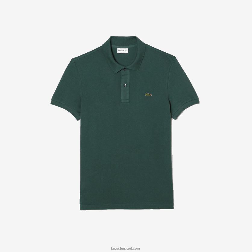 Lacoste פולו מקורי l.12.12 slim fit DZ4D0D834 ירוק 5hx גברים - Image 5
