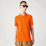 Lacoste פולו מקורי l.12.12 slim fit DZ4D0D876 כתום z4d גברים