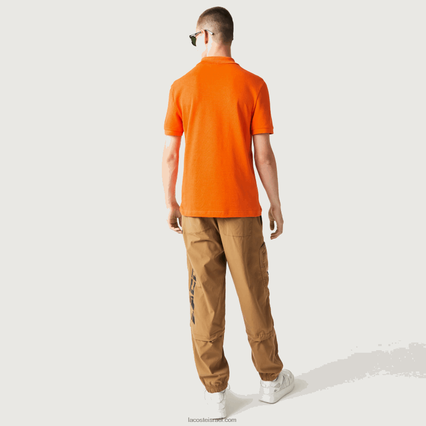 Lacoste פולו מקורי l.12.12 slim fit DZ4D0D876 כתום z4d גברים - Image 3