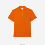 Lacoste פולו מקורי l.12.12 slim fit DZ4D0D876 כתום z4d גברים - Image 4