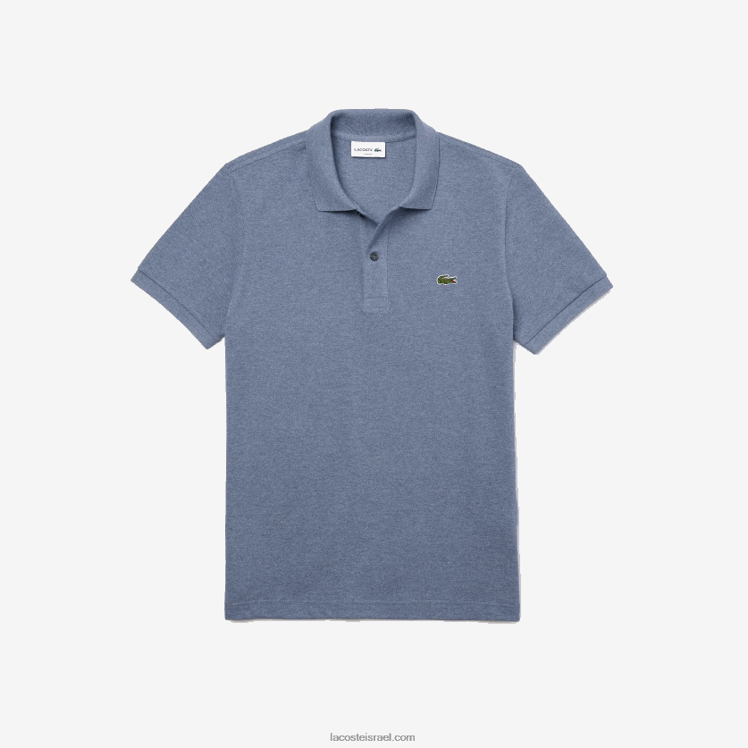Lacoste פולו מקורי l.12.12 slim fit DZ4D0D883 כחול chine 1gf גברים - Image 5