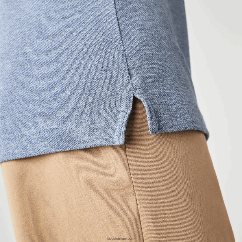 Lacoste פולו מקורי l.12.12 slim fit DZ4D0D883 כחול chine 1gf גברים - Image 7
