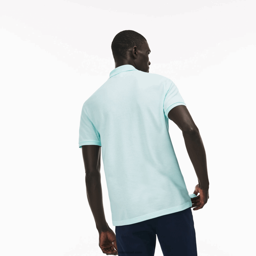 Lacoste פולו מקורי l.12.12 slim fit DZ4D0D885 כחול ph0 גברים - Image 2