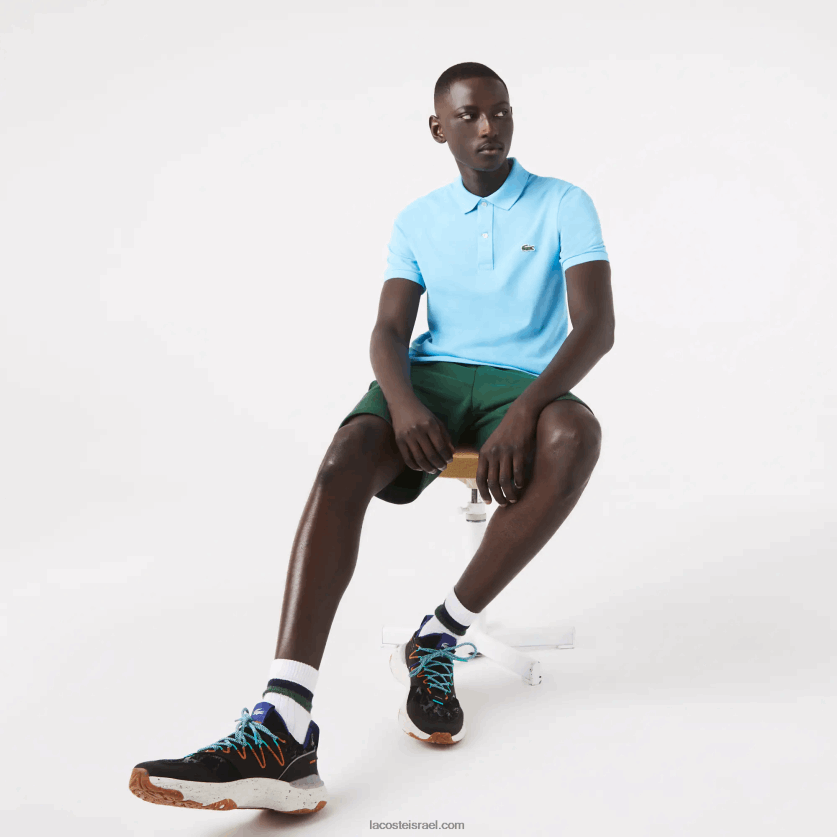 Lacoste פולו מקורי l.12.12 slim fit DZ4D0D934 כחול זאו גברים - Image 2