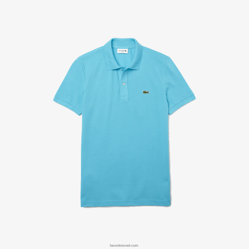 Lacoste פולו מקורי l.12.12 slim fit DZ4D0D934 כחול זאו גברים - Image 5