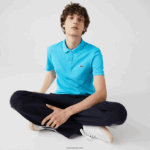 Lacoste פולו מקורי l.12.12 slim fit DZ4D0D935 טורקיז hl5 גברים