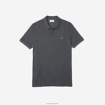 Lacoste פולו מקורי l.12.12 slim fit DZ4D0D937 צ'ין אפור e8g גברים - Image 4