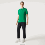 Lacoste פולו מקורי l.12.12 slim fit DZ4D0D940 ירוק ldm גברים - Image 2