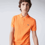 Lacoste פולו מקורי l.12.12 slim fit DZ4D0D943 כתום npb גברים - Image 2