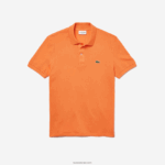 Lacoste פולו מקורי l.12.12 slim fit DZ4D0D943 כתום npb גברים - Image 4