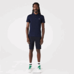 Lacoste פולו סטרץ' פטי פיקה בכושר slim fit DZ4D0D563 כחול כהה 166 גברים - Image 2