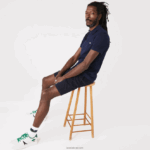 Lacoste פולו סטרץ' פטי פיקה בכושר slim fit DZ4D0D563 כחול כהה 166 גברים - Image 6
