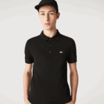 Lacoste פולו סטרץ' פטי פיקה בכושר slim fit DZ4D0D565 שחור 031 גברים