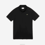 Lacoste פולו ספורטיבי נושם נגד uv פיקה DZ4D0D886 שחור 031 גברים - Image 4