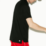 Lacoste פולו ספורטיבי נושם נגד uv פיקה DZ4D0D886 שחור 031 גברים - Image 5