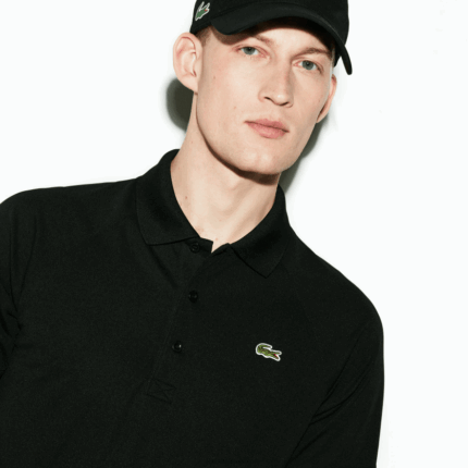 Lacoste פולו ספורטיבי נושם נגד uv פיקה DZ4D0D886 שחור 031 גברים