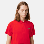 Lacoste פולו ספורטיבי נושם עמיד בפני שחיקה DZ4D0D163 אדום s5h גברים - Image 2