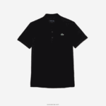 Lacoste פולו ספורטיבי נושם עמיד בפני שחיקה DZ4D0D165 שחור 031 גברים - Image 5