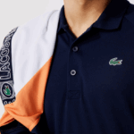 Lacoste פולו ספורטיבי נושם עמיד בפני שחיקה DZ4D0D166 כחול כהה 166 גברים - Image 7