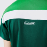 Lacoste פולו ספורטיבי פיקה בהתאמה רגילה עם ויסות תרמו DZ4D0D1312 ירוק שחור לבן zqg גברים - Image 3