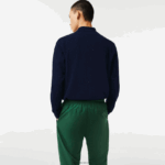 Lacoste פולו עם הדפס מנומר בגזרה קלאסית DZ4D0D704 כחול כהה 7cg גברים - Image 3