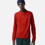 Lacoste פולו עם הדפס מנומר בגזרה קלאסית DZ4D0D705 אדום 7cq גברים