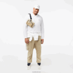 Lacoste פולו עם שרוול ארוך l.12.12 מקורי DZ4D0D644 לבן 001 גברים - Image 6