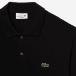 Lacoste פולו עם שרוול ארוך l.12.12 מקורי DZ4D0D645 שחור 031 גברים - Image 6
