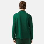 Lacoste פולו עם שרוול ארוך l.12.12 מקורי DZ4D0D746 ירוק 132 גברים - Image 3