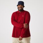 Lacoste פולו עם שרוול ארוך l.12.12 מקורי DZ4D0D799 בורדו 476 גברים - Image 4
