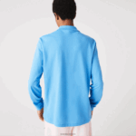 Lacoste פולו עם שרוול ארוך l.12.12 מקורי DZ4D0D821 כחול 4xa גברים - Image 3