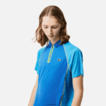 Lacoste פולו פוליאסטר ממוחזר טניס עם טכנולוגיה יבשה במיוחד DZ4D0D138 כחול צהוב aw9 גברים - Image 2