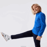 Lacoste פולו פטי פיקה בכושר רגיל DZ4D0D2943 כחול k1q ילדים - Image 3