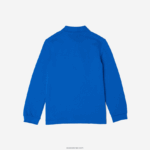 Lacoste פולו פטי פיקה בכושר רגיל DZ4D0D2943 כחול k1q ילדים - Image 4