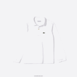 Lacoste פולו פטי פיקה בכושר רגיל DZ4D0D2944 לבן 001 ילדים - Image 5
