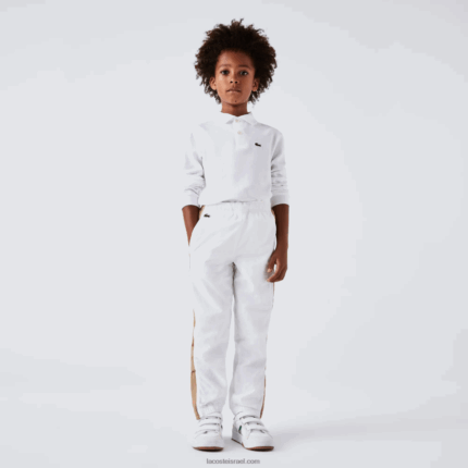Lacoste פולו פטי פיקה בכושר רגיל DZ4D0D2944 לבן 001 ילדים