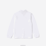 Lacoste פולו פטי פיקה בכושר רגיל DZ4D0D2944 לבן 001 ילדים - Image 6