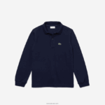 Lacoste פולו פטי פיקה בכושר רגיל DZ4D0D2946 כחול כהה 166 ילדים