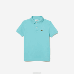 Lacoste פולו פטי פיקה בכושר רגיל DZ4D0D2999 turquoise bvg ילדים