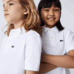 Lacoste פולו פטי פיקה בכושר רגיל DZ4D0D3000 לבן 001 ילדים - Image 2