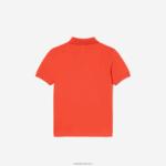 Lacoste פולו פטי פיקה בכושר רגיל DZ4D0D3007 כתום 02k ילדים - Image 4