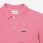 Lacoste פולו פטי פיקה בכושר רגיל DZ4D0D3024 ורוד 2r3 ילדים - Image 3
