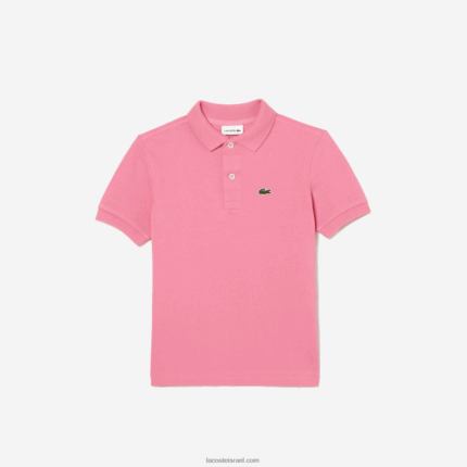Lacoste פולו פטי פיקה בכושר רגיל DZ4D0D3024 ורוד 2r3 ילדים