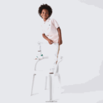 Lacoste פולו פטי פיקה בכושר רגיל DZ4D0D3122 אדי ורוד בהיר ילדים - Image 5