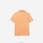 Lacoste פולו פטי פיקה בכושר רגיל DZ4D0D3123 כתום בהיר heb ילדים - Image 4