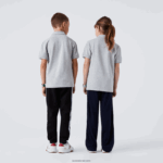 Lacoste פולו פטי פיקה בכושר רגיל DZ4D0D3126 chine אפור cca ילדים - Image 2