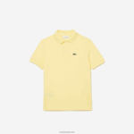 Lacoste פולו פטי פיקה בכושר רגיל DZ4D0D3131 צהוב 107 ילדים - Image 4