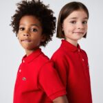 Lacoste פולו פטי פיקה בכושר רגיל DZ4D0D3135 אדום 240 ילדים